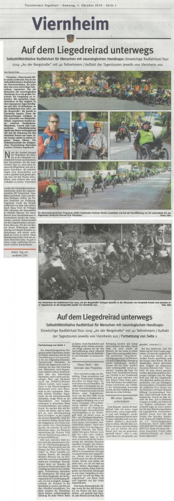 Viernheimer Tageblatt, 05.10.2019