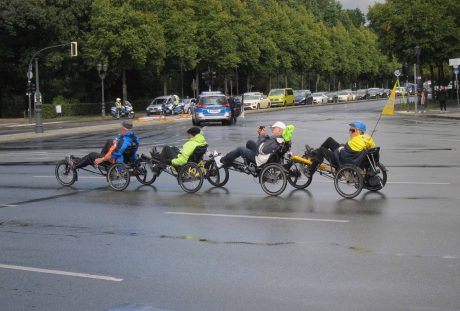 Geleitschutz durch die örtliche Polizei